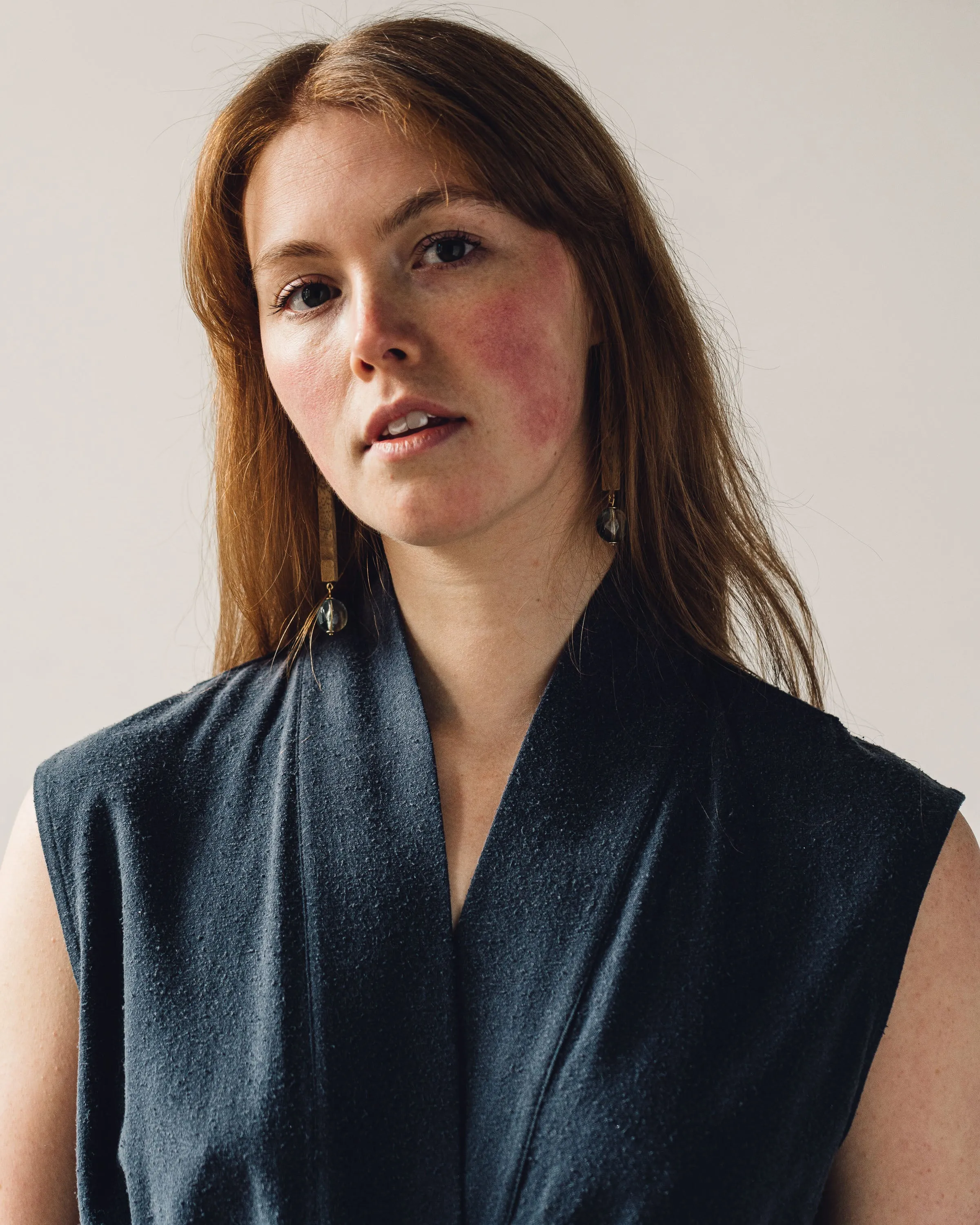 7115 Karate Vest Dress, Navy