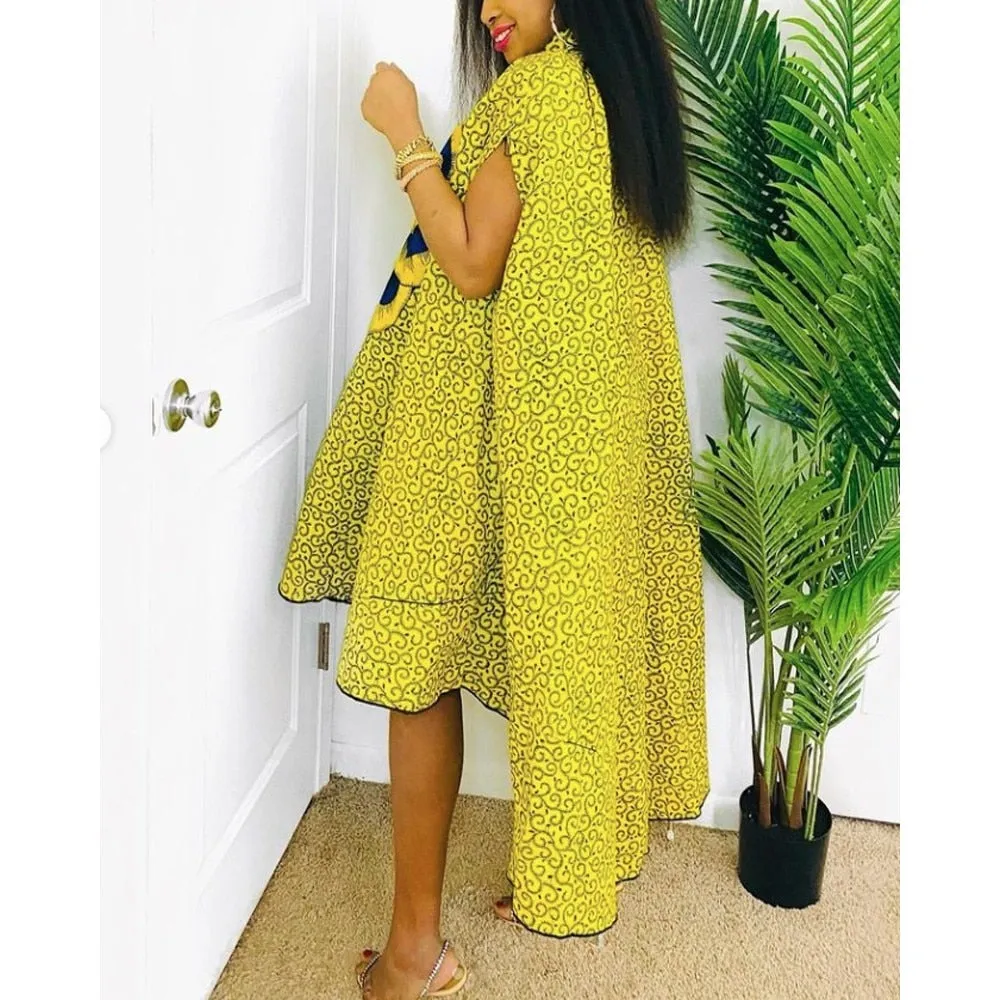 African Dashiki Print Dresses