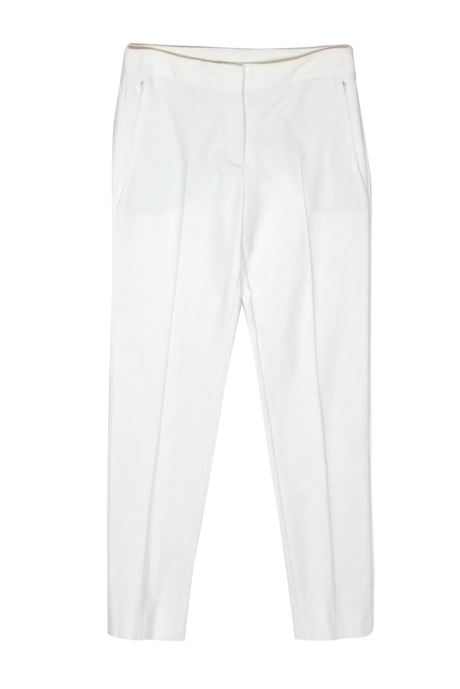 Akris - White Skinny Trousers Sz 4