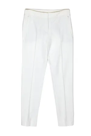 Akris - White Skinny Trousers Sz 4