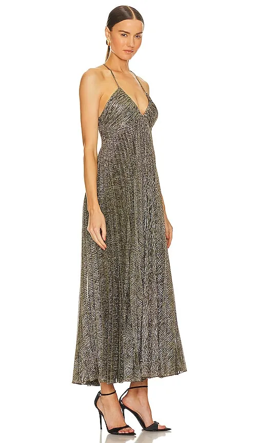 A.L.C. Angelina Ii Dress in Metallic Gold