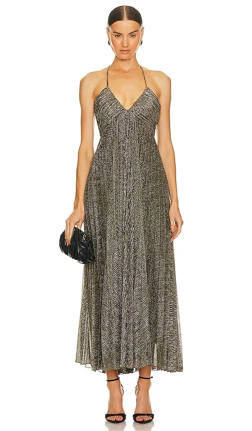 A.L.C. Angelina Ii Dress in Metallic Gold