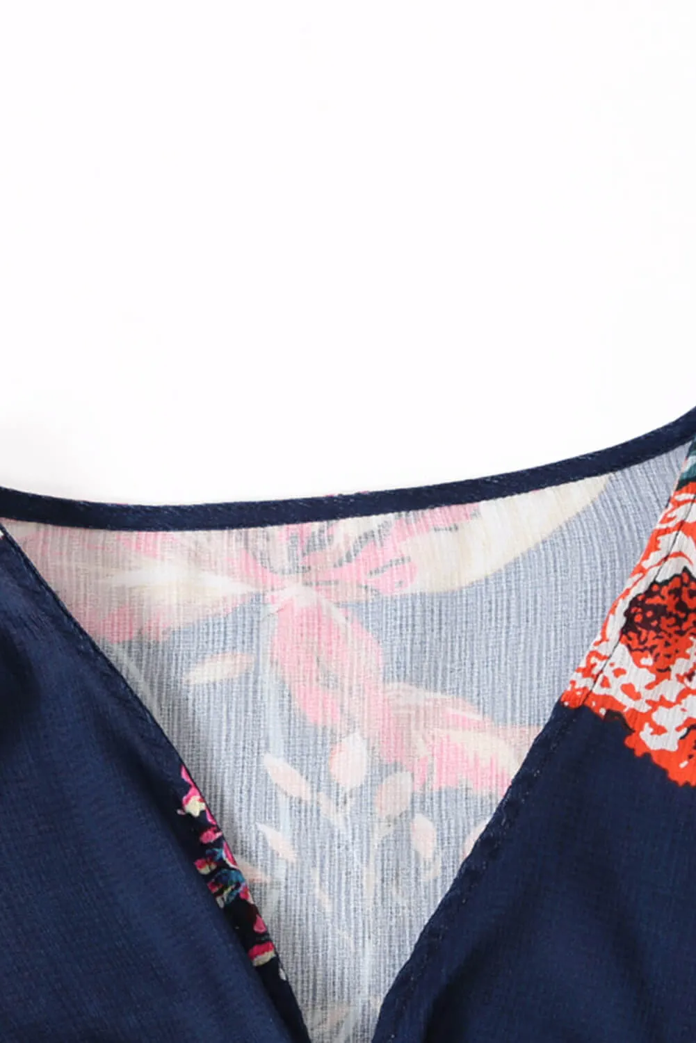Amaryllis Floral Twist Top