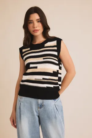 Bailey Black Sweater Vest
