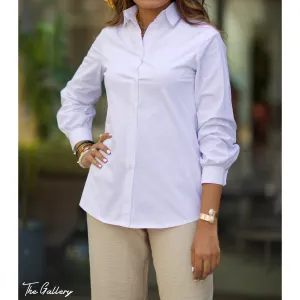 Basic buttoned white shirt