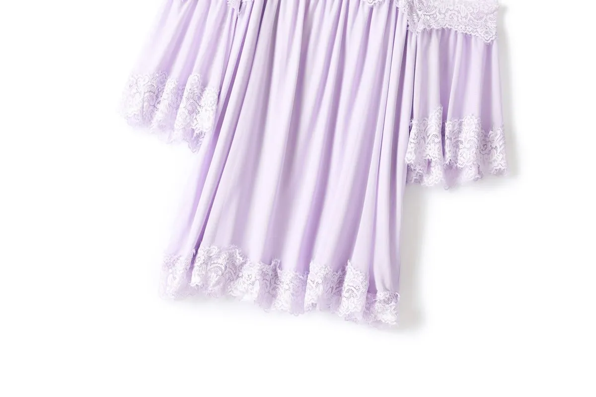 Beverly Plus Size Pyjamas Set (Off The Shoulder Top and Shorts)