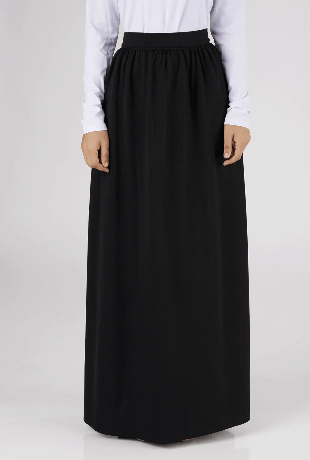 Black Classic Maxi Skirt