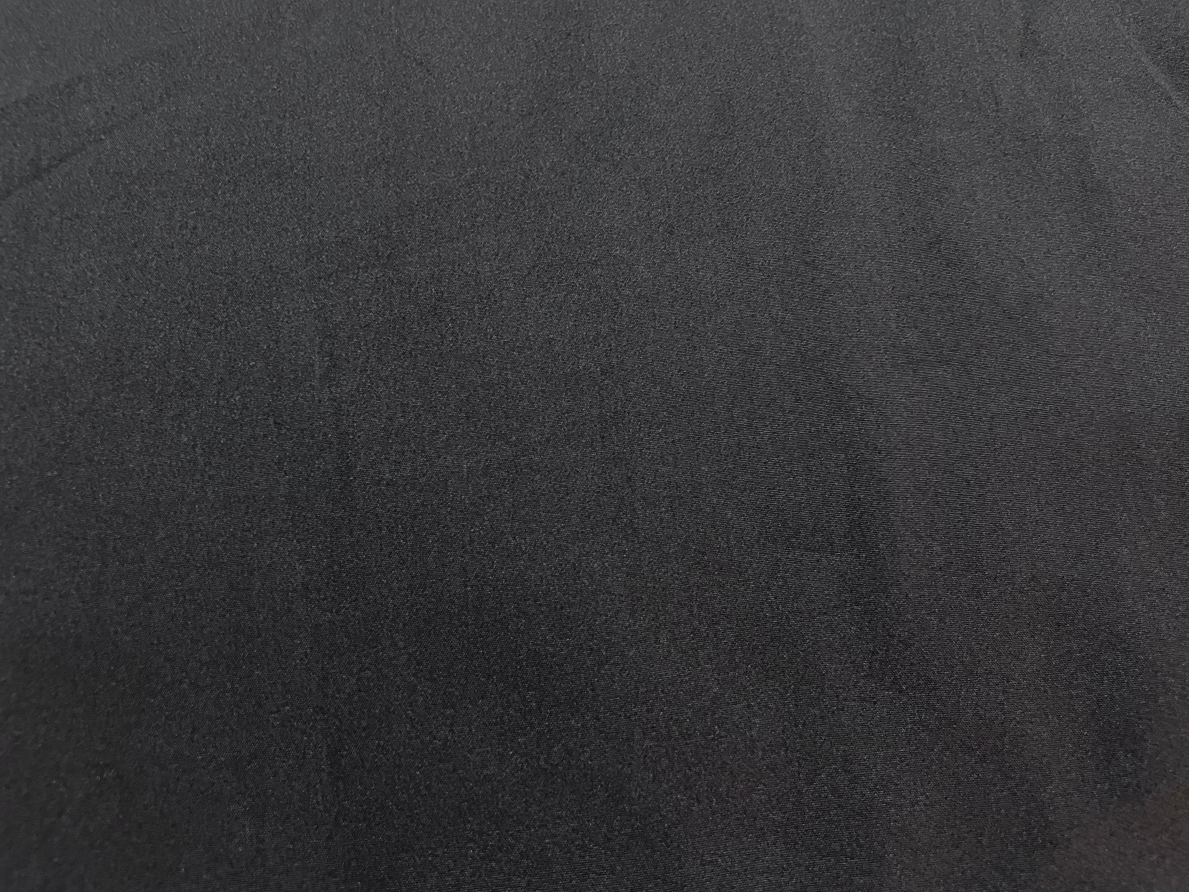 Black Plain Butter Crepe Fabric