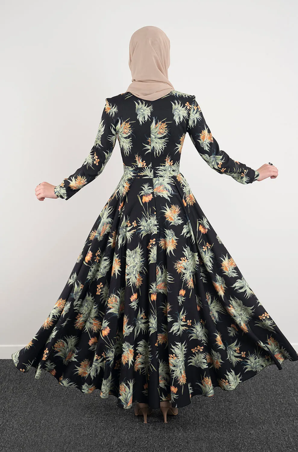 Botanic Flowing Dress