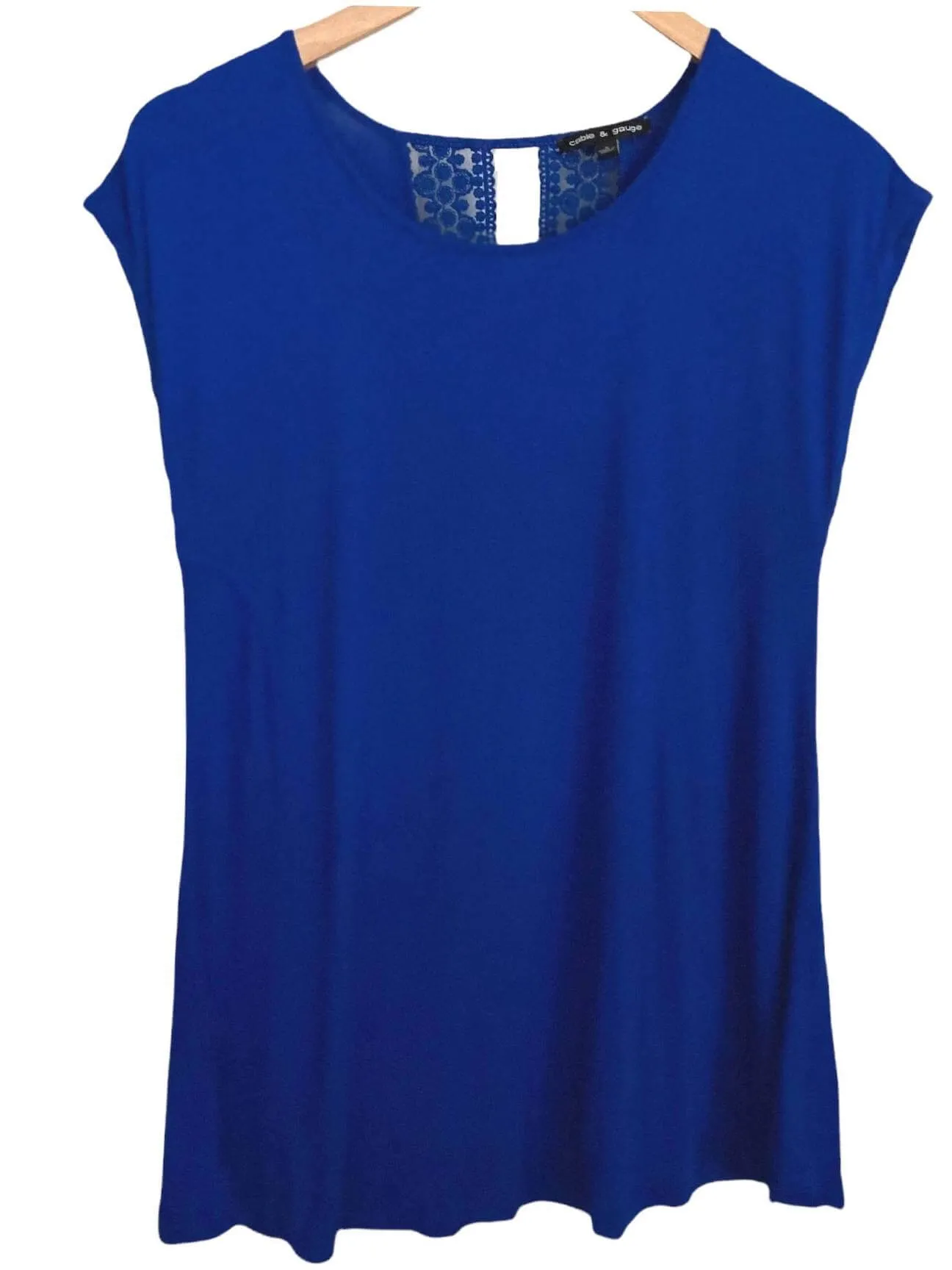 Bright Winter Lace Back Top