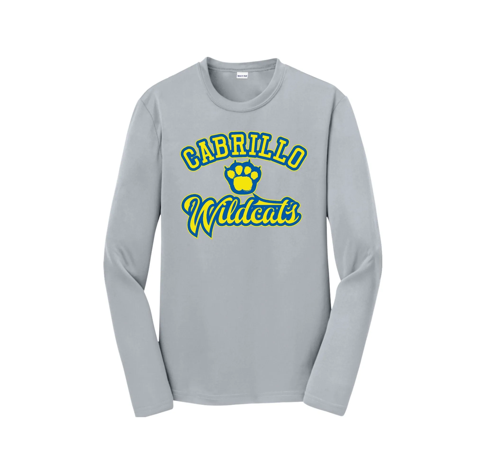 Cabrillo Elementary School Spirit Wear 2025 On-Demand-Youth Unisex Dri-Fit Long Sleeve Tee On-Demand Paw Middle Logo