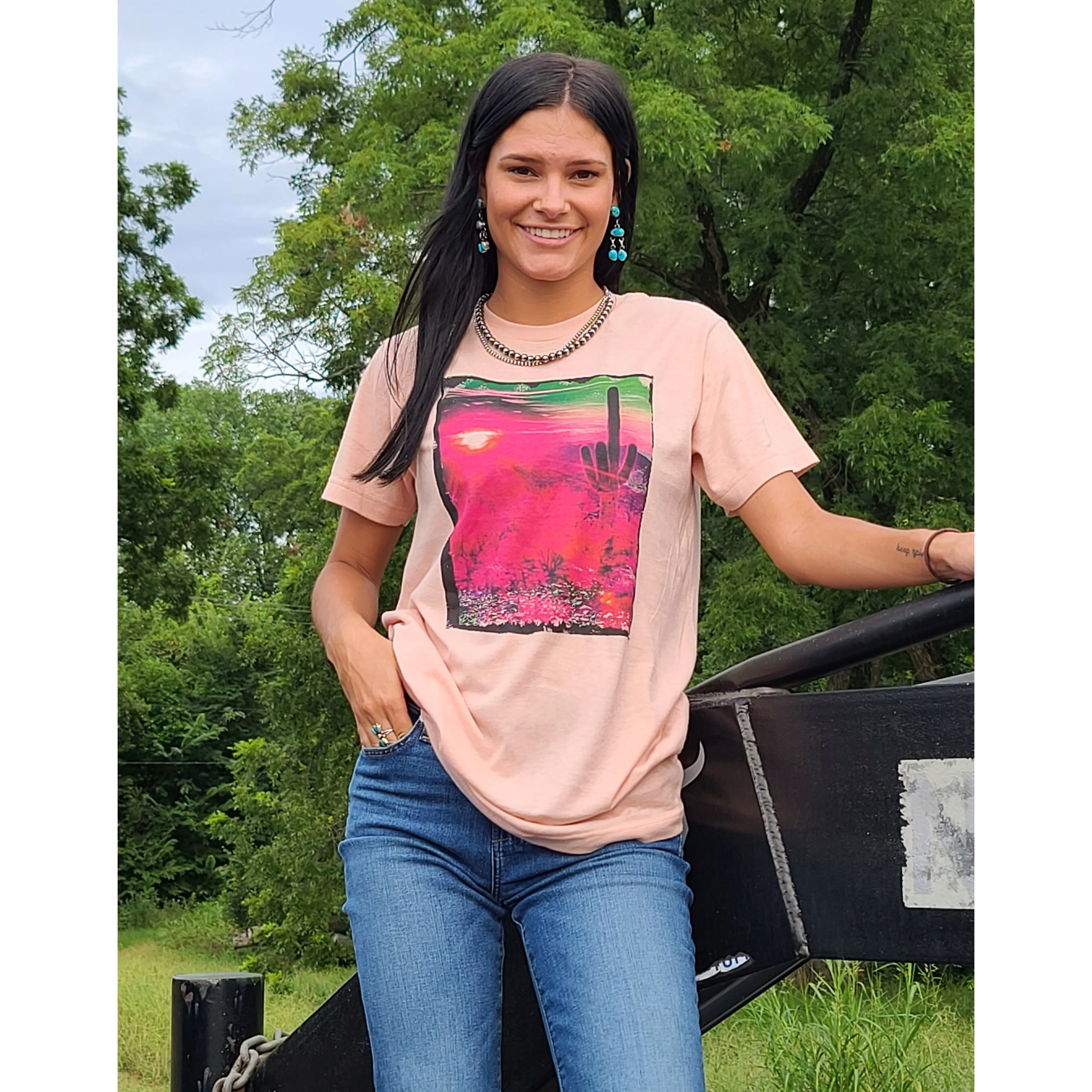 Cactus Sunset Tee