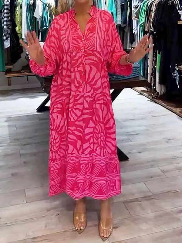Calista® | Flowing Boho Print Dress