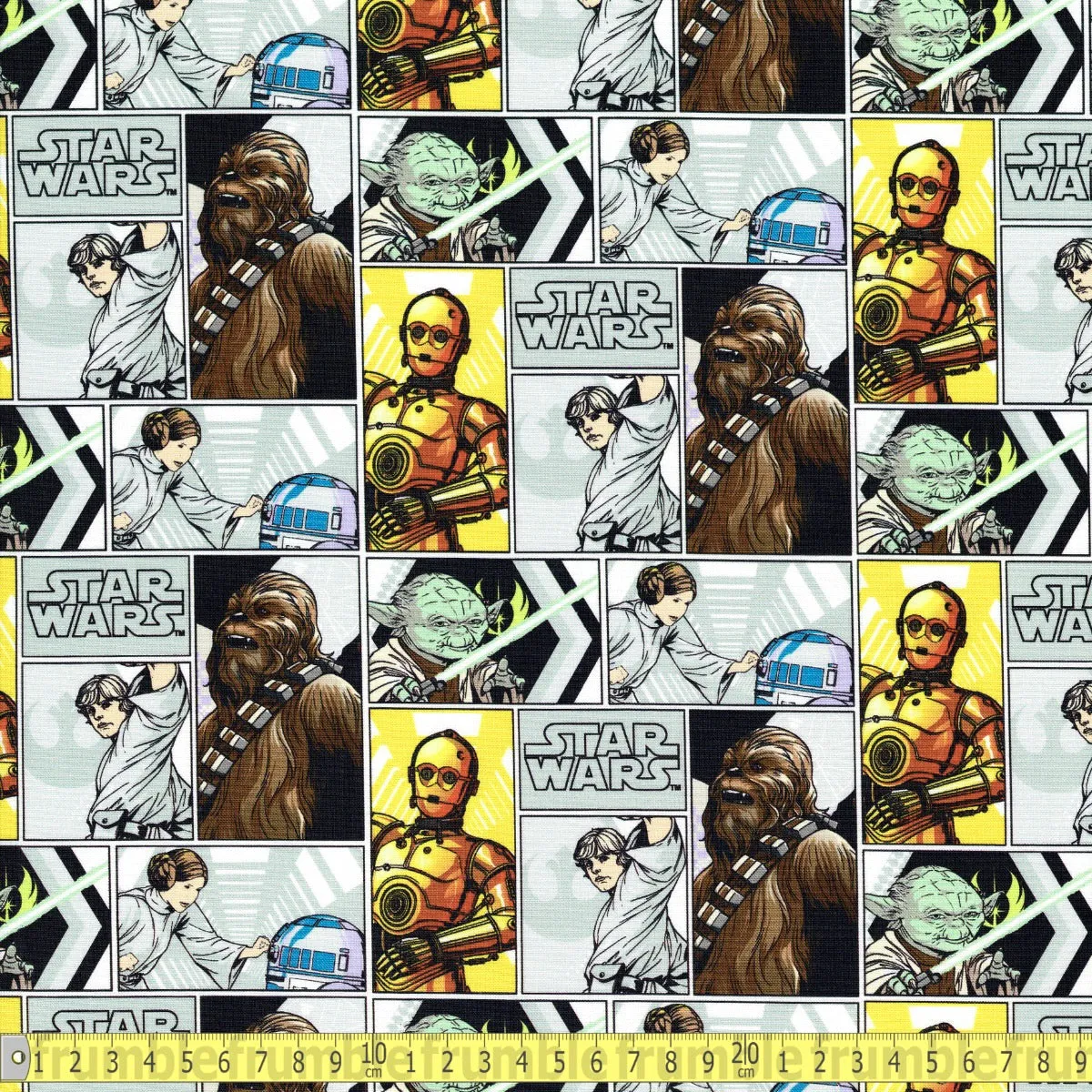 Camelot Fabrics - Star Wars Classic - Light Side Frames