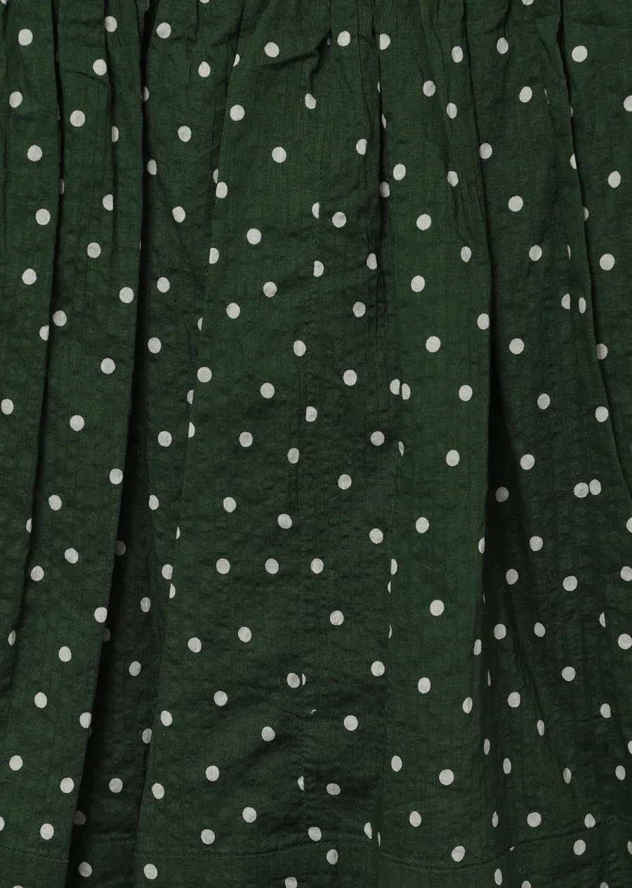 Caramel Earth Dress - Evergreen Spot - 4Y, 6Y
