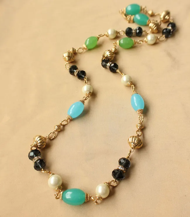 Carolee Lux Tranquil Rope Necklace