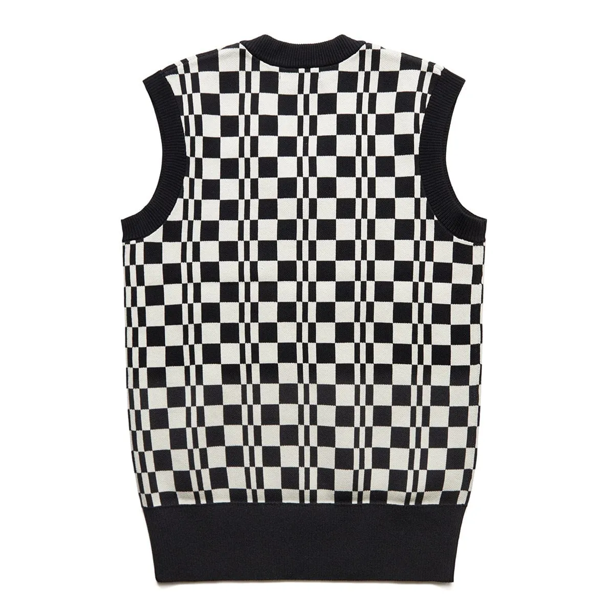 CHEQUERBOARD KNITTED TANK