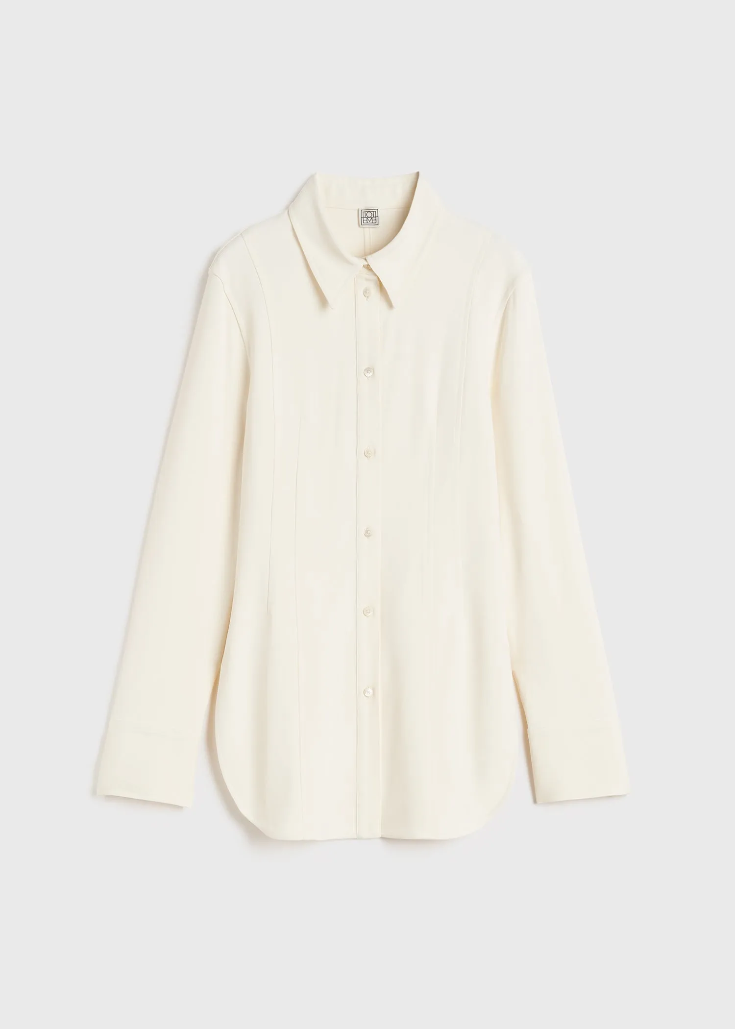 Cinched shirt ecru