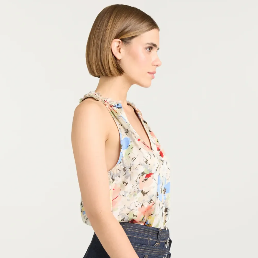 Cinq à Sept Jessie Top - Ivory Multi
