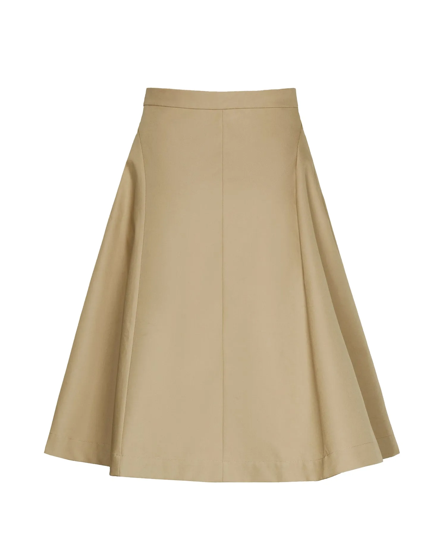 Classic Wearable Cotton Flared Midi Skirt