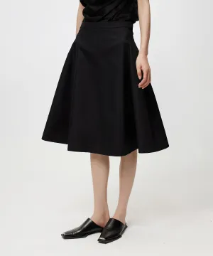 Classic Wearable Cotton Flared Midi Skirt