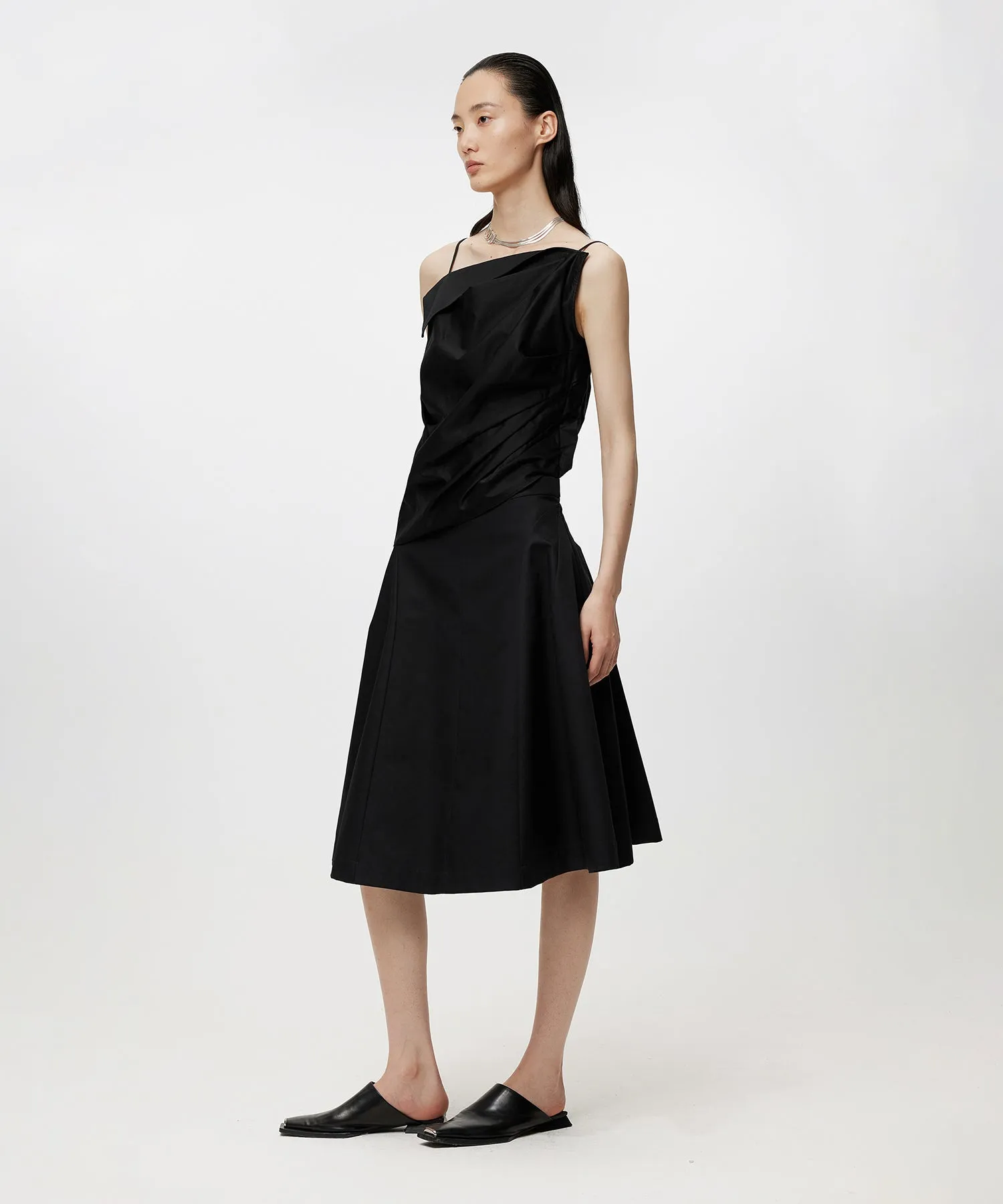 Classic Wearable Cotton Flared Midi Skirt