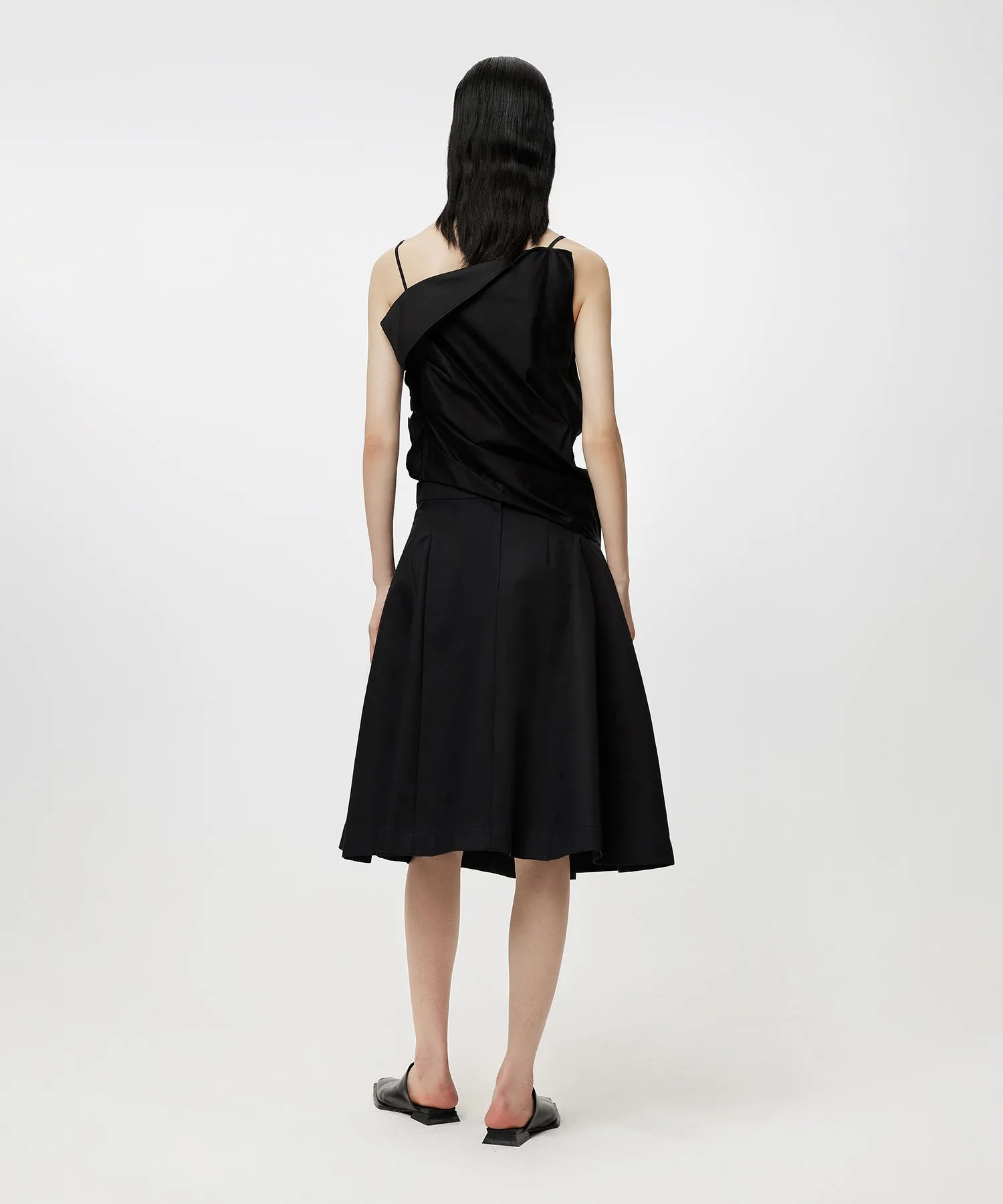 Classic Wearable Cotton Flared Midi Skirt