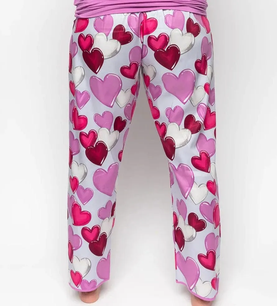 Cyberjammies Viola Heart Print Pyjama Pants