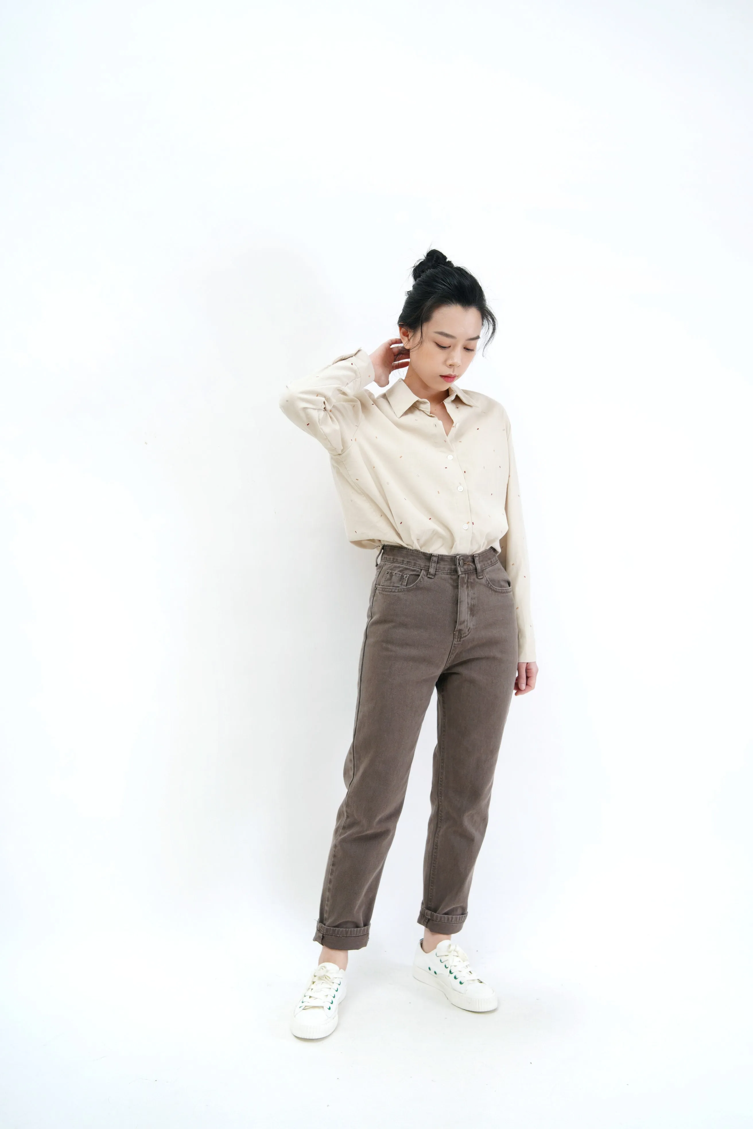 Dark olive green pattern vest