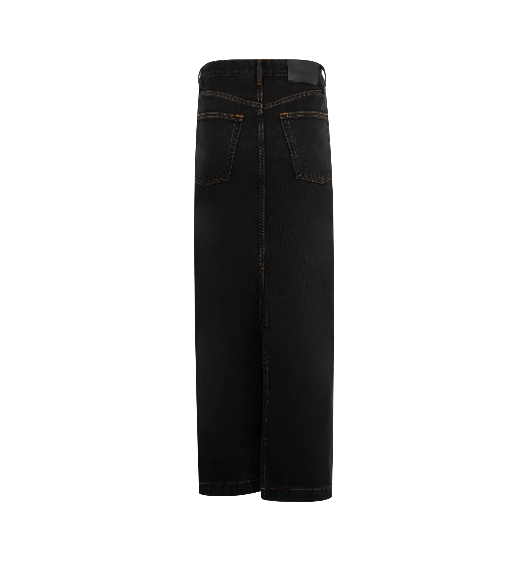 DENIM COLUMN SKIRT (WOMENS)