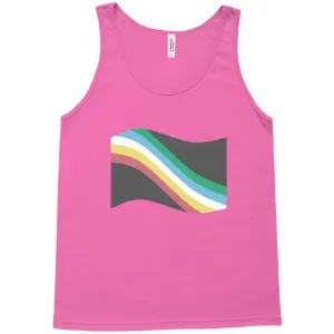 Disability and Neurodiversity Pride Flag Relaxed Fit Tank Tops | Choose Your Flag | Bella   Canvas