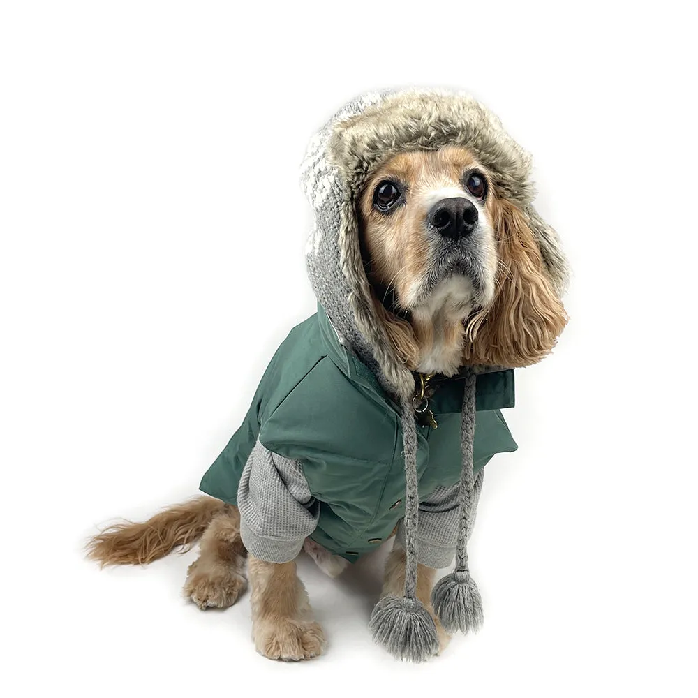 Dog Puffer Vest Jacket - Evergreen