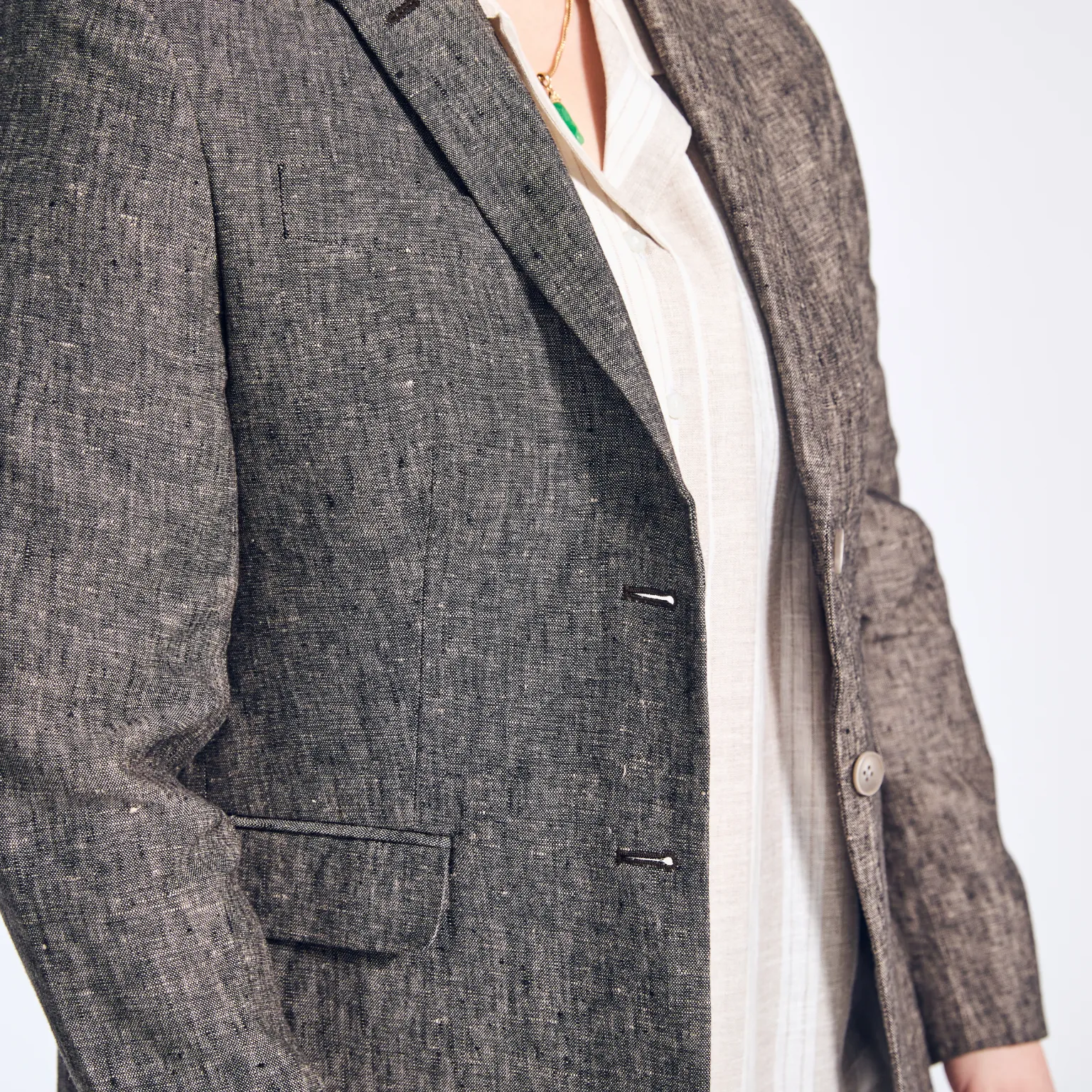 Driftwood Linen Blazer