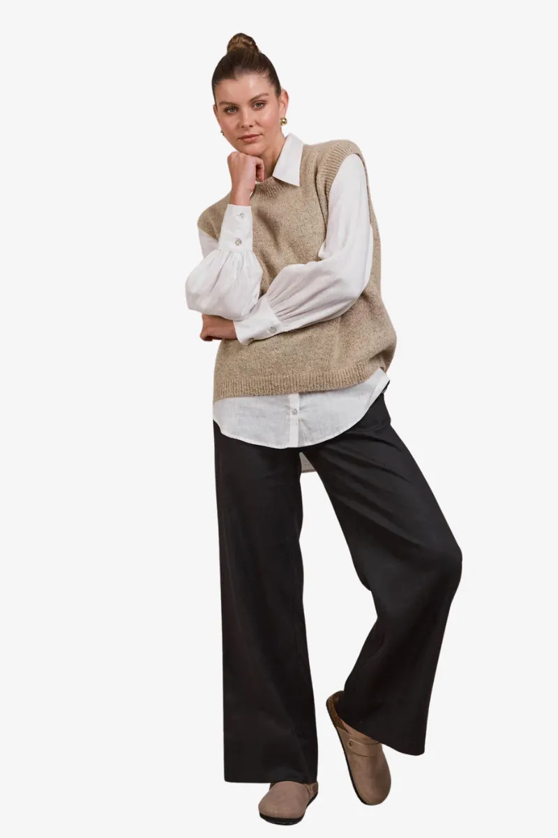 Eb & Ive - Folie Vest - Oat