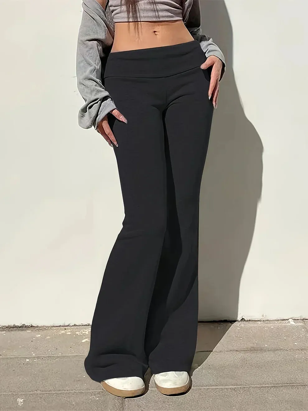 Eefje - Wide-Leg Knit Trousers