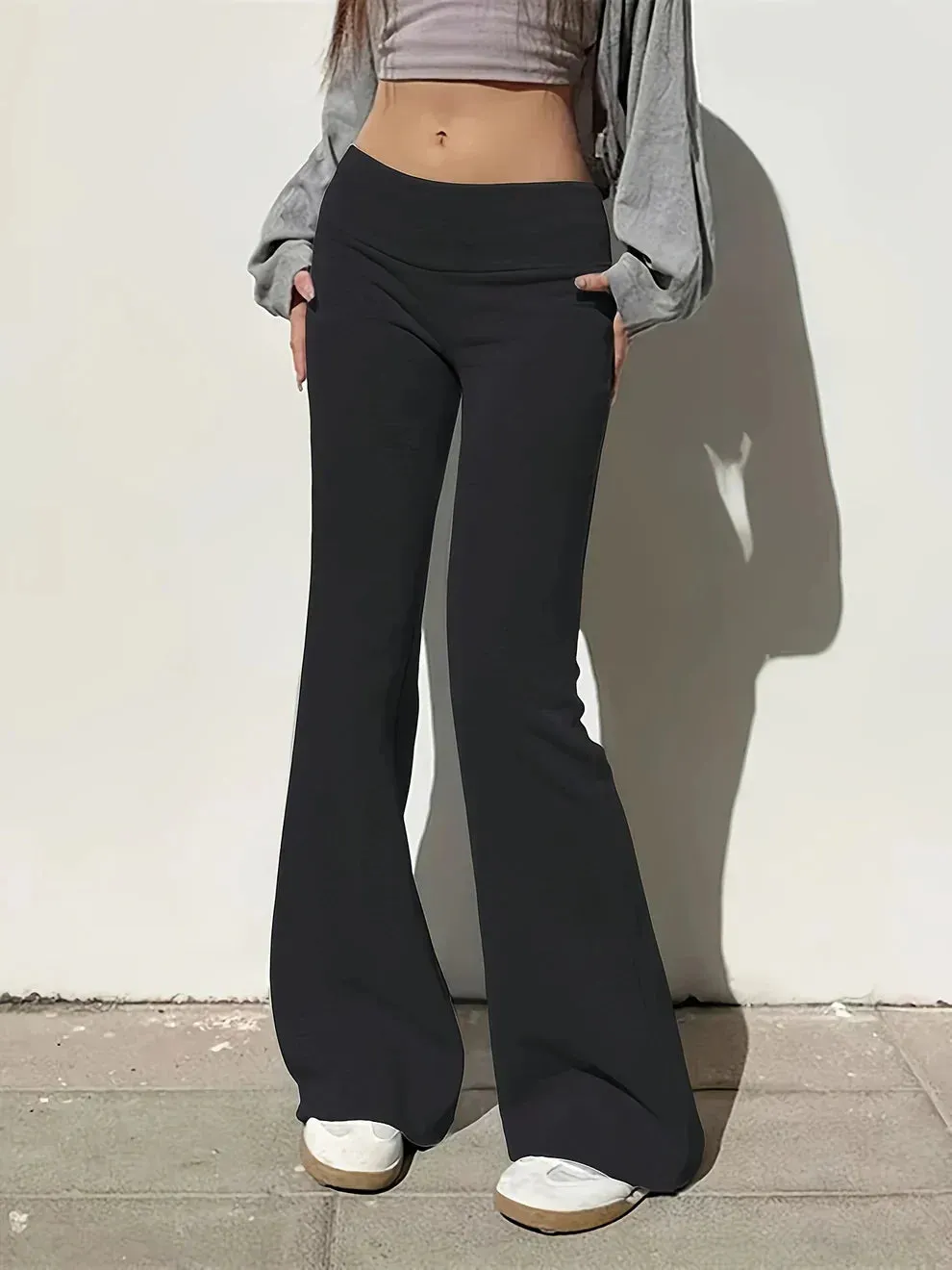 Eefje - Wide-Leg Knit Trousers