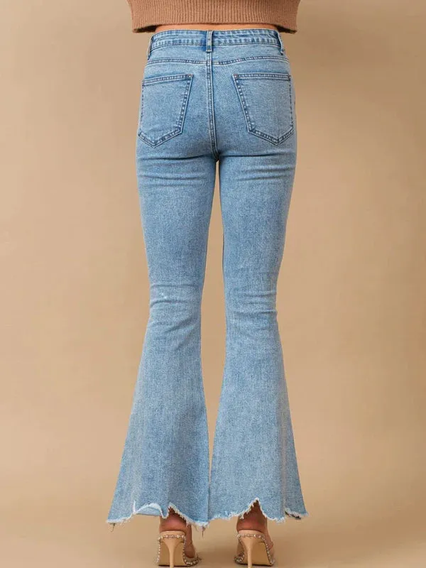 Emanuela – Rhinestone embellished – Boot cut flared jeans
