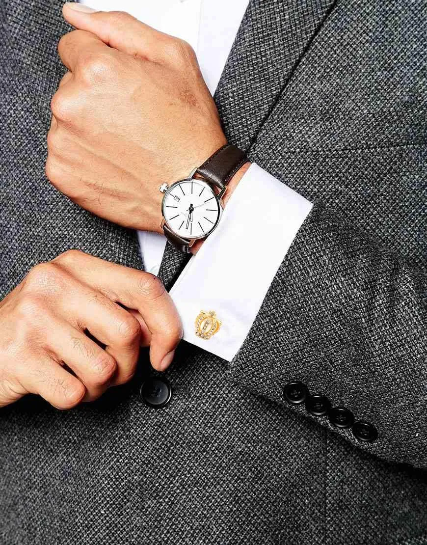 Flairs New York Gentleman's Premium Handmade Artisan Tie Bars Clips Cufflinks