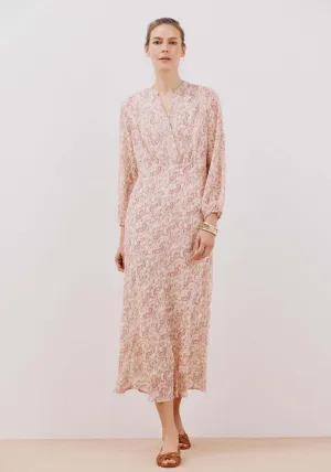 Flowing printed dress - White Print