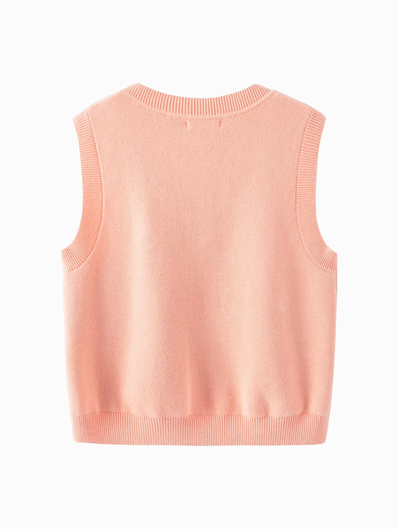 Girl Trend Scenarios White Yellow Hue Mushroom Vest