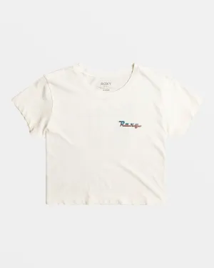 Girls 4-16 Baja Cali Cropped T-Shirt - Snow White
