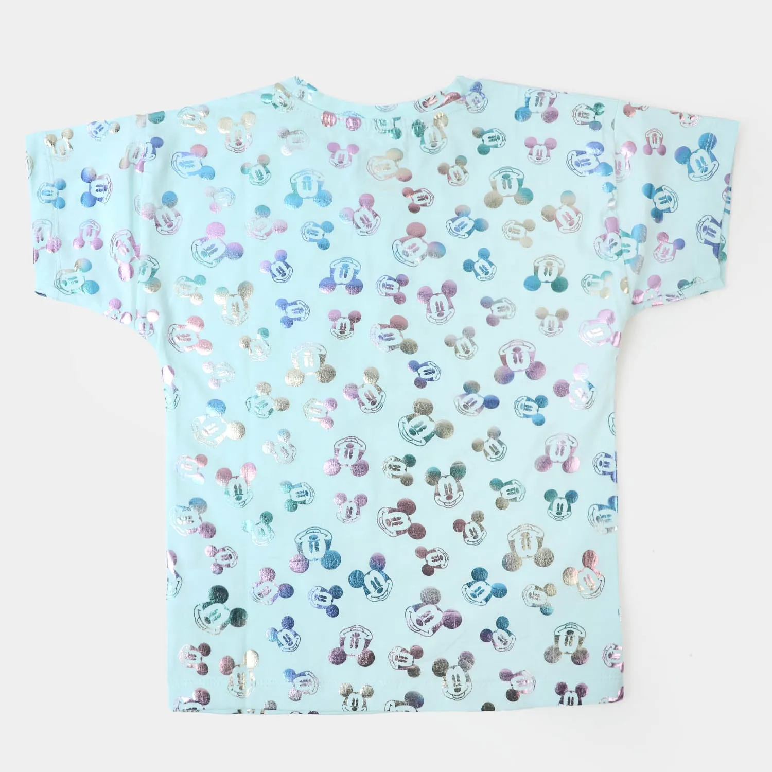 Girls Cotton T-Shirt - Blue