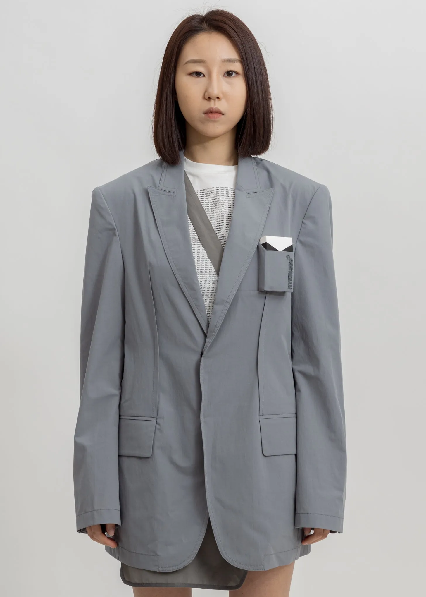 Grey Smoker's Jacket