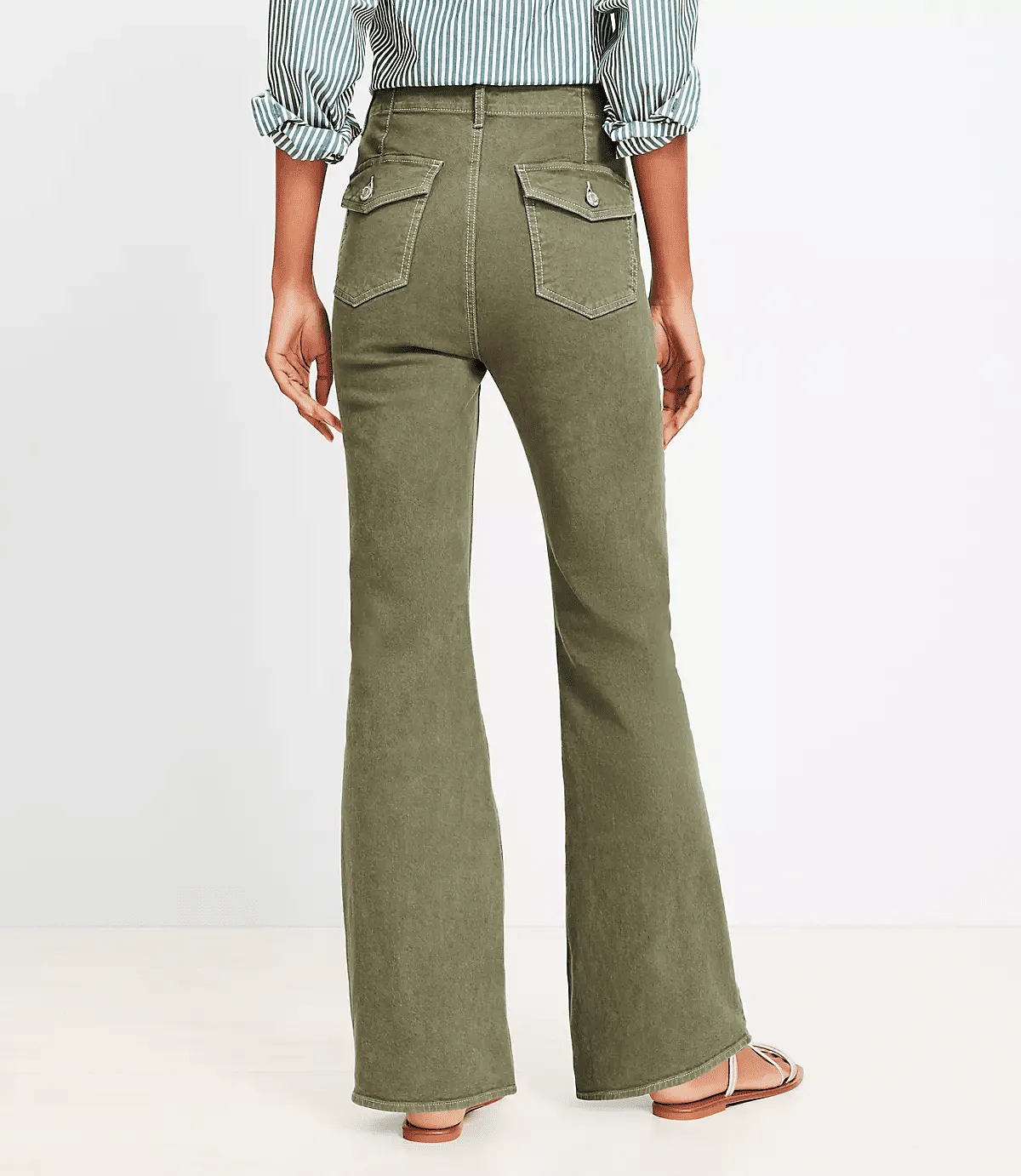 High Rise Relaxed Flare Jeans