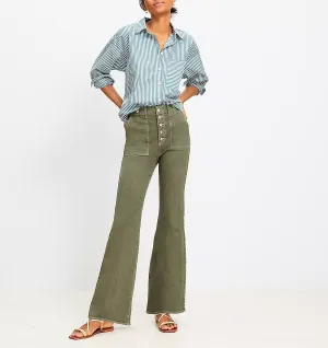 High Rise Relaxed Flare Jeans