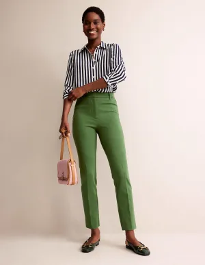 Highgate Ponte Trousers-Winter Green