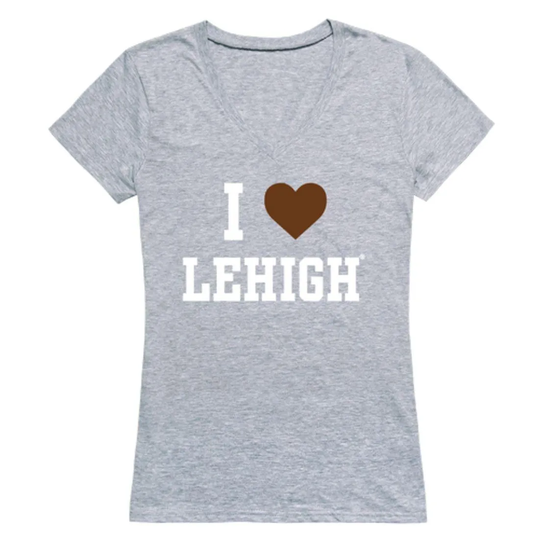 I Love Lehigh University Mountain Hawks Womens T-Shirt