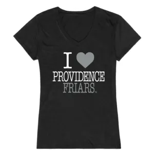 I Love Providence College Friars Womens T-Shirt