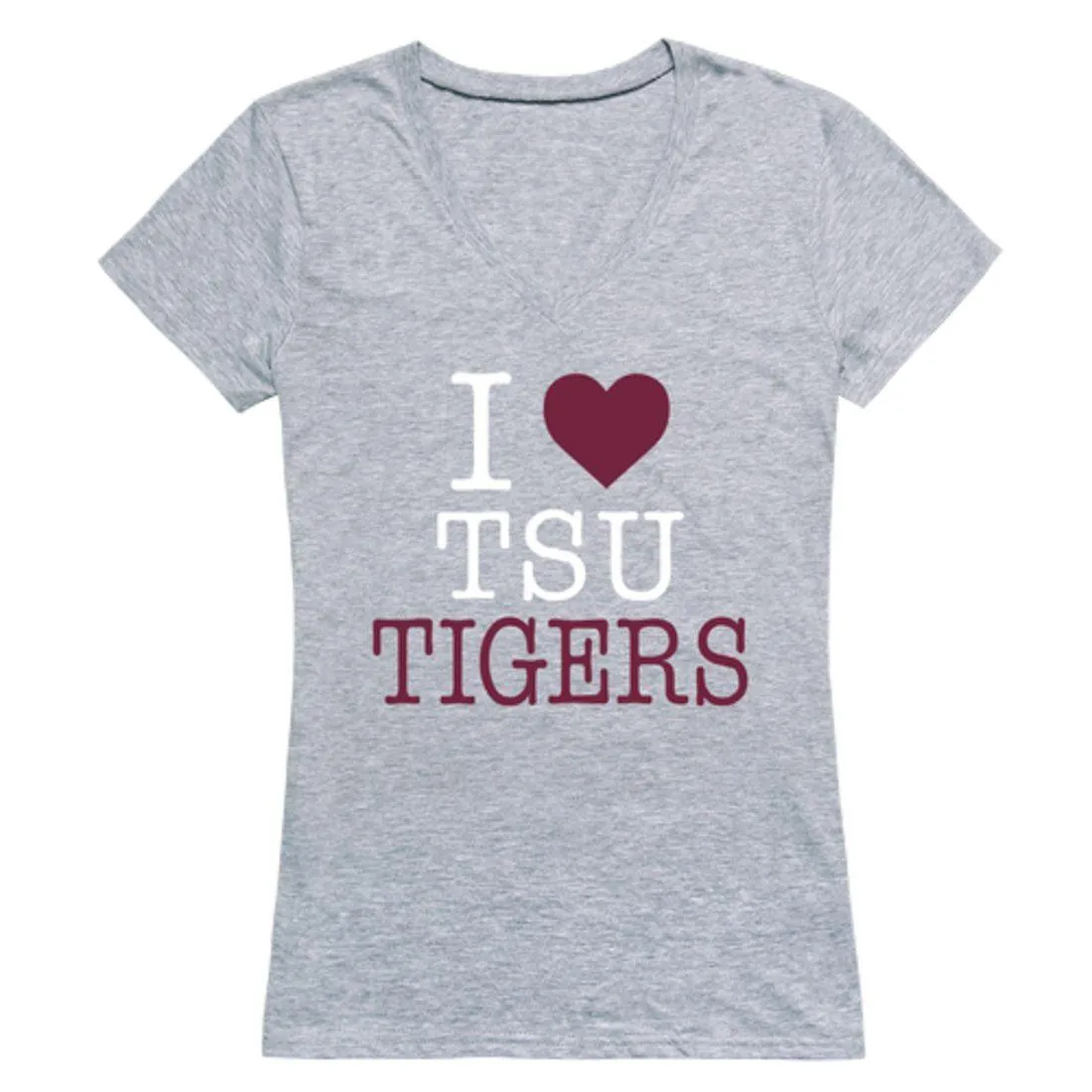 I Love TSU Texas Southern University Tigers Womens T-Shirt