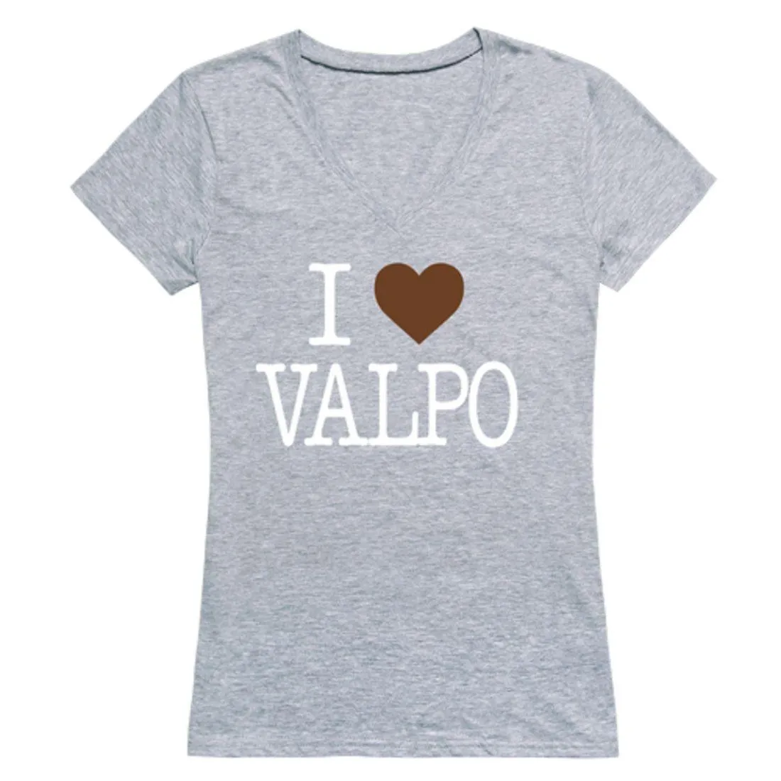 I Love Valparaiso University Crusaders Womens T-Shirt